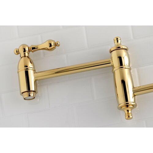 Kingston Brass Restoration Pot Filler Reviews Wayfair   Restoration Pot Filler 